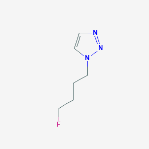 molecular formula C6H10FN3 B6893941 1-(4-Fluorobutyl)triazole 