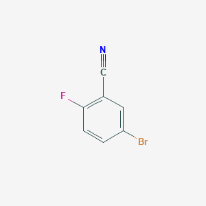 molecular formula C7H3BrFN B068940 5-Bromo-2-fluorobenzonitrile CAS No. 179897-89-3