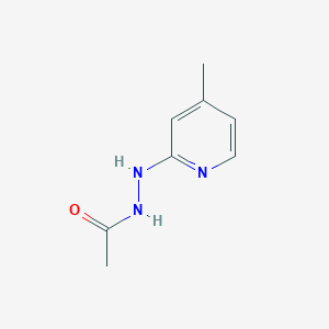 molecular formula C8H11N3O B6894133 N'-(4-methylpyridin-2-yl)acetohydrazide 