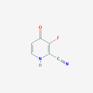 molecular formula C6H3FN2O B6894169 3-Fluoro-4-hydroxypyridine-2-carbonitrile 