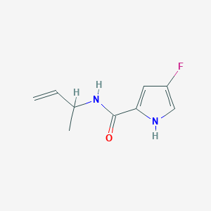 molecular formula C9H11FN2O B6894178 N-but-3-en-2-yl-4-fluoro-1H-pyrrole-2-carboxamide 