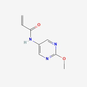 molecular formula C8H9N3O2 B6894205 N-(2-methoxypyrimidin-5-yl)prop-2-enamide 