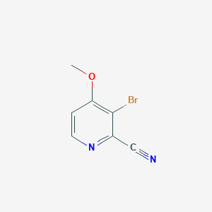 molecular formula C7H5BrN2O B6894245 3-Bromo-4-methoxypyridine-2-carbonitrile 