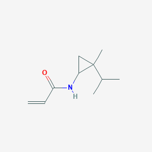 molecular formula C10H17NO B6894488 n-[2-Methyl-2-(propan-2-yl)cyclopropyl]prop-2-enamide 