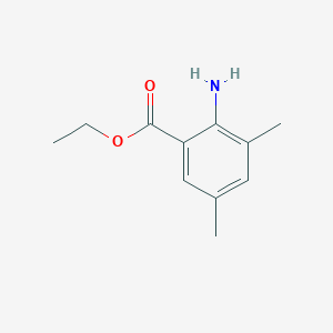 molecular formula C11H15NO2 B068947 Ethyl 2-amino-3,5-dimethylbenzoate CAS No. 179115-20-9