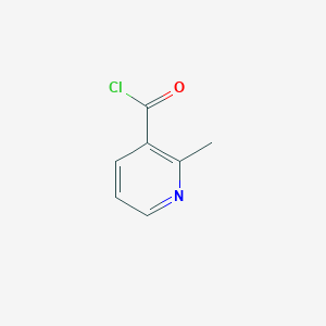 molecular formula C7H6ClNO B068951 2-Methylpyridine-3-carbonyl chloride CAS No. 169229-06-5
