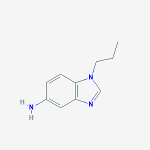molecular formula C10H13N3 B068952 1-Propyl-1H-benzoimidazol-5-ylamine CAS No. 177843-27-5