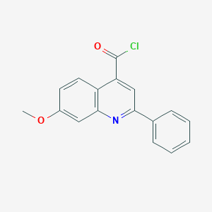 7-methoxy-2-phenyl-quinoline-4-carbonyl Chloride