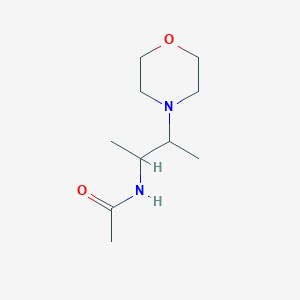 molecular formula C10H20N2O2 B6895571 N-(3-morpholin-4-ylbutan-2-yl)acetamide 