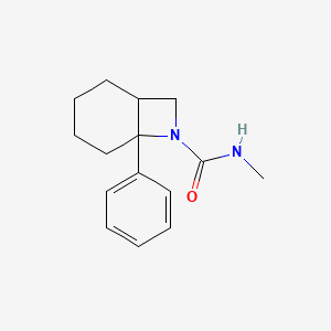 molecular formula C15H20N2O B6896858 N-methyl-6-phenyl-7-azabicyclo[4.2.0]octane-7-carboxamide 