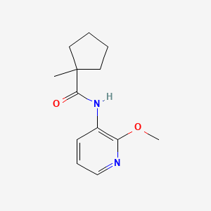 molecular formula C13H18N2O2 B6897205 N-(2-methoxypyridin-3-yl)-1-methylcyclopentane-1-carboxamide 