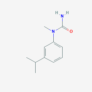 molecular formula C11H16N2O B6897289 1-Methyl-1-(3-propan-2-ylphenyl)urea 