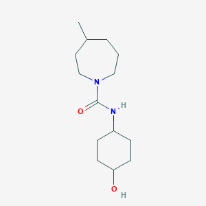 molecular formula C14H26N2O2 B6897330 N-(4-hydroxycyclohexyl)-4-methylazepane-1-carboxamide 