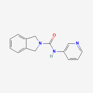 molecular formula C14H13N3O B6897513 N-pyridin-3-yl-1,3-dihydroisoindole-2-carboxamide 