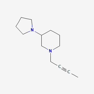 molecular formula C13H22N2 B6897755 1-But-2-ynyl-3-pyrrolidin-1-ylpiperidine 