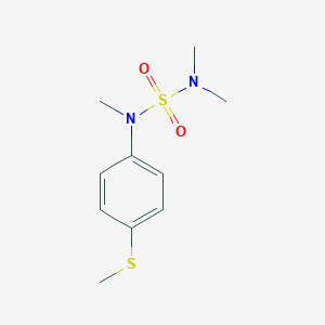 molecular formula C10H16N2O2S2 B6897784 N-(dimethylsulfamoyl)-N-methyl-4-methylsulfanylaniline 