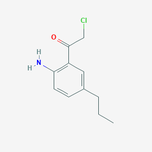 1-(2-Amino-5-propylphenyl)-2-chloro-ethanone