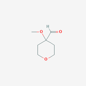 4-methoxytetrahydro-2H-pyran-4-carbaldehyde