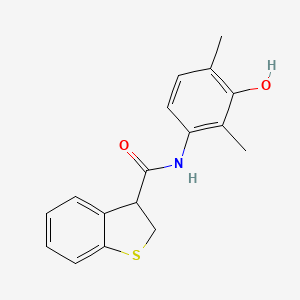 molecular formula C17H17NO2S B6898573 N-(3-hydroxy-2,4-dimethylphenyl)-2,3-dihydro-1-benzothiophene-3-carboxamide 