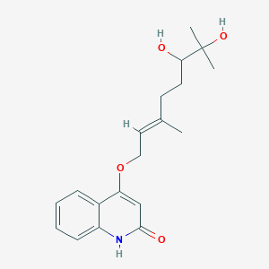 molecular formula C19H25NO4 B000069 Bucharaine CAS No. 21059-47-2