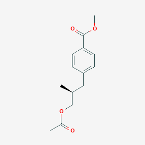 Methyl 4-[(2S)-3-acetoxy-2-methylpropyl]benzoate
