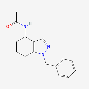 molecular formula C16H19N3O B6900741 N-(1-benzyl-4,5,6,7-tetrahydroindazol-4-yl)acetamide 