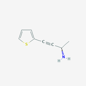(S)-4-(2-Thienyl)-3-butyn-2-amine