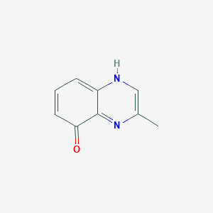 molecular formula C9H8N2O B069019 3-Methylquinoxalin-5-ol CAS No. 167837-50-5