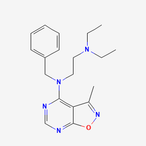 molecular formula C19H25N5O B6902012 N'-benzyl-N,N-diethyl-N'-(3-methyl-[1,2]oxazolo[5,4-d]pyrimidin-4-yl)ethane-1,2-diamine 