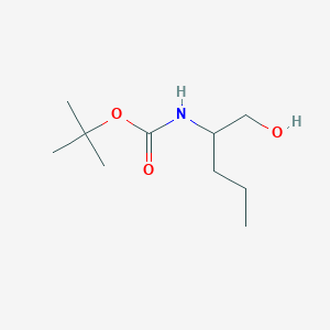 molecular formula C10H21NO3 B069037 N-Boc-DL-2-amino-1-pentanol CAS No. 179684-02-7