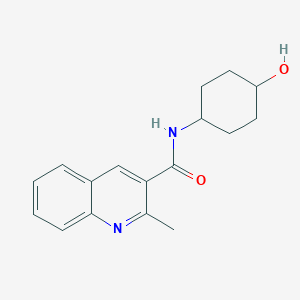 molecular formula C17H20N2O2 B6903802 N-(4-hydroxycyclohexyl)-2-methylquinoline-3-carboxamide 