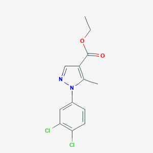 ethyl 1-(3,4-dichlorophenyl)-5-methyl-1H-pyrazole-4-carboxylate