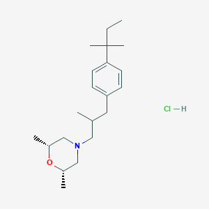 molecular formula C21H36ClNO B000691 Amorolfine hydrochloride CAS No. 78613-38-4