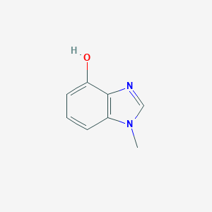 molecular formula C8H8N2O B069108 1H-Benzimidazol-4-ol, 1-methyl- CAS No. 163808-08-0