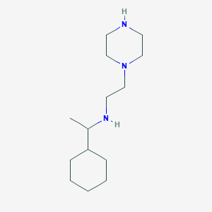 B069112 1-(2-(1-Cyclohexylethyl)aminoethyl)piperazine CAS No. 177721-80-1