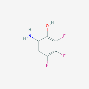 molecular formula C6H4F3NO B069115 6-Amino-2,3,4-trifluorophenol CAS No. 163734-03-0