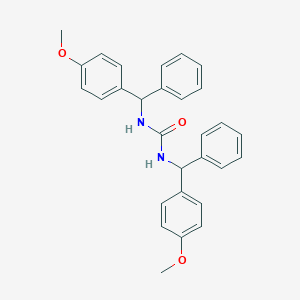 molecular formula C29H28N2O3 B069119 N,N'-Bis((4-methoxyphenyl)phenylmethyl)urea CAS No. 160807-89-6