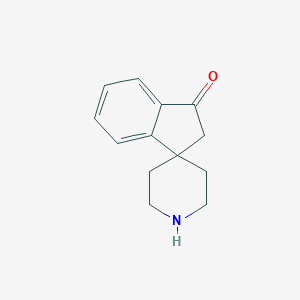 molecular formula C13H15NO B069124 spiro[indene-1,4'-piperidin]-3(2H)-one CAS No. 180465-55-8
