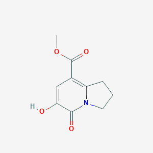 Methyl 6-hydroxy-5-oxo-1,2,3,5-tetrahydroindolizine-8-carboxylate