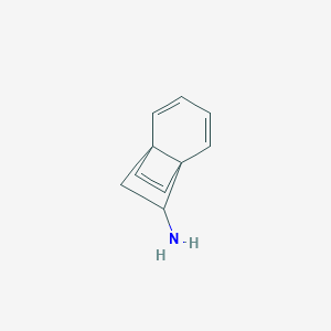 Tricyclo[4.2.2.0~1,6~]deca-2,4,9-trien-7-amine