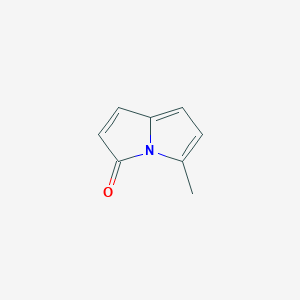 5-Methyl-3H-pyrrolizin-3-one