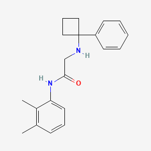 molecular formula C20H24N2O B6918170 N-(2,3-dimethylphenyl)-2-[(1-phenylcyclobutyl)amino]acetamide 