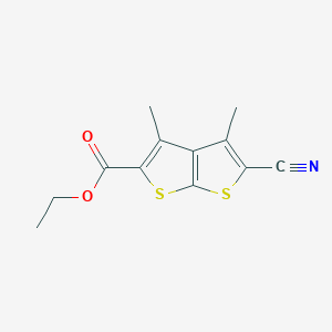 Ethyl 5-cyano-3,4-dimethylthieno[2,3-b]thiophene-2-carboxylate