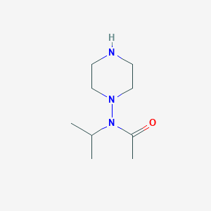 N-(Piperazin-1-yl)-N-(propan-2-yl)acetamide