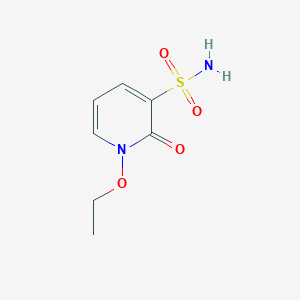 molecular formula C7H10N2O4S B069211 1-Ethoxy-2-oxopyridine-3-sulfonamide CAS No. 182556-15-6