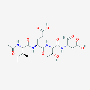 molecular formula C21H34N4O10 B069213 Ac-IETD-CHO 