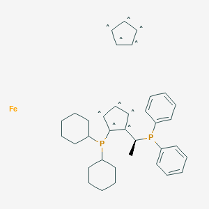 (S,S)-1-(Dicyclohexylphosphino)-2-[1-(diphenylphosphino)ethyl]ferrocene