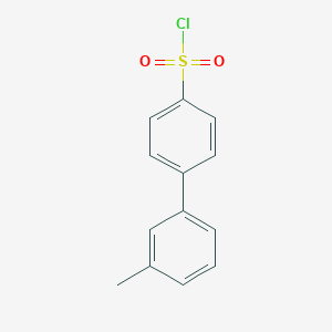 molecular formula C13H11ClO2S B069237 3'-Methylbiphenyl-4-sulfonyl chloride CAS No. 186551-47-3