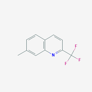 molecular formula C11H8F3N B069242 7-Methyl-2-(trifluoromethyl)quinoline CAS No. 176722-74-0