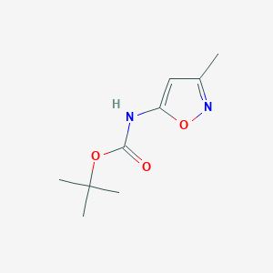 molecular formula C9H14N2O3 B069246 tert-Butyl (3-methylisoxazol-5-yl)carbamate CAS No. 174078-95-6